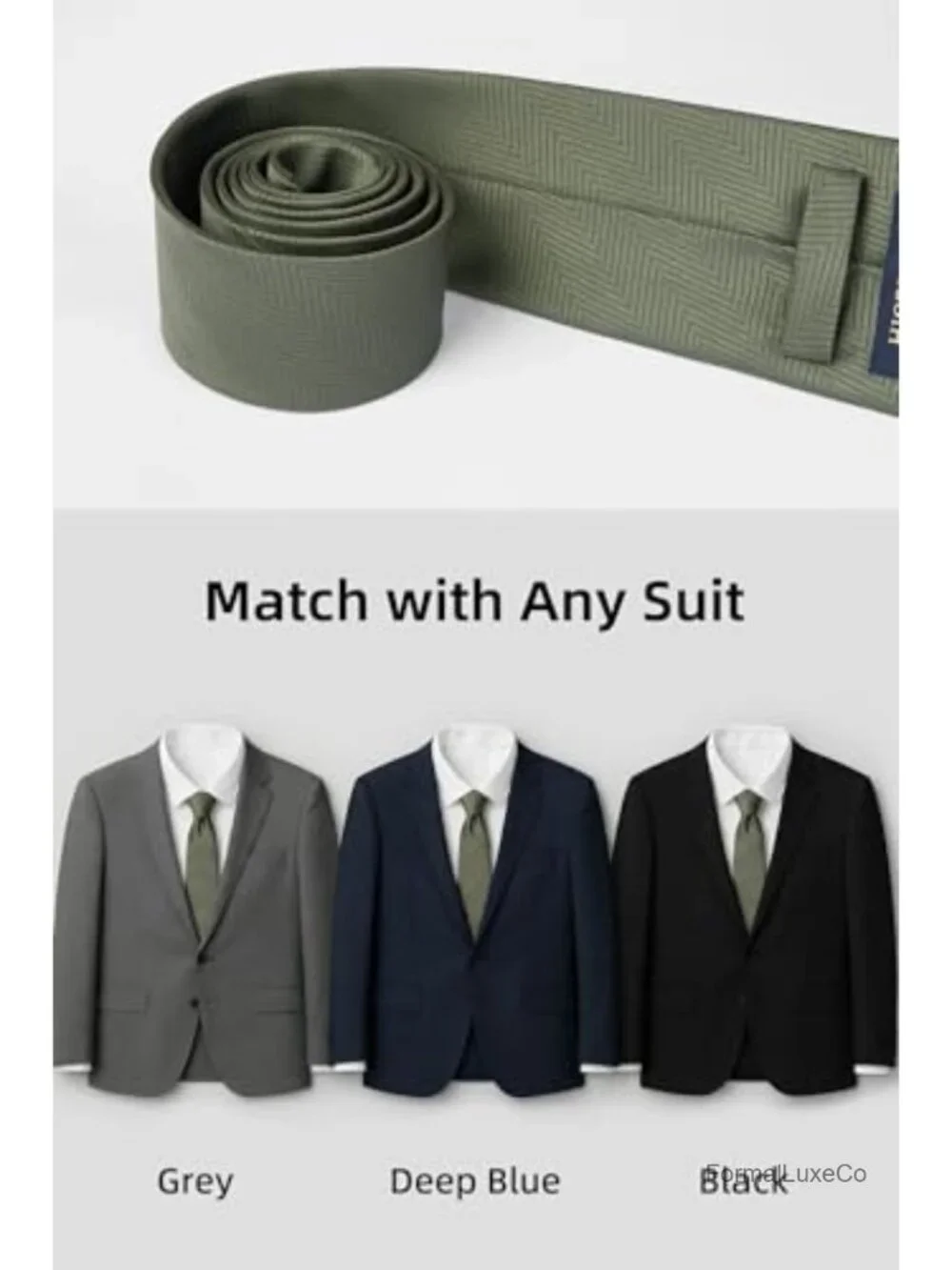 Men's Satin Silk Tie & Pocket Square Set Wedding Business Formal Necktie
